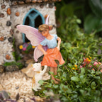 PRETMANNS Fairy Houses for Outside - Fairy Garden House Kit & Sign