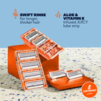 Dollar Shave Club - 4 Blade Razor Refills (8 Pack) - Razors for Men