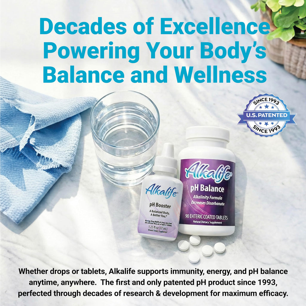 Alkalife pH Balance Tablets, 1 Pack, Alkaline Mineral Support Without the Bottles, Enteric-Coated for Maximum Absorption, Potassium & Sodium Bicarbonate, Immune Support, 90 Tablets (1 Month Supply)