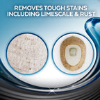 Lysol Lime & Rust Toilet Bowl Cleaner Gel, For Cleaning and Disinfecting, Destroys Stains including those from Hard Water and Rust, 24oz (Pack of 9)