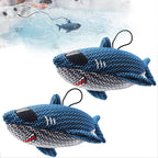 ZYIDBNG Shark Hot Tub Scum Absorber Reusable Washable Hot Tub Sponge Scum Absorber for Spa Hot Tub Oil Scum Absorber Spa Accessories for Adults (2 Pack, Shark)