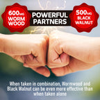 DEDICAD Sweet Wormwood Capsules 1500mg with Black Walnut & Cloves - 240 Vegan Capsules - Artemisia Annua Supplement for Immunity