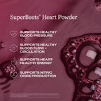 HumanN SuperBeets Beet Root Powder - Non-GMO Beetroot Superfood - Nitric Oxide Supplement for Heart Health, Circulation & Blood Pressure Support - Black Cherry, 30 Servings