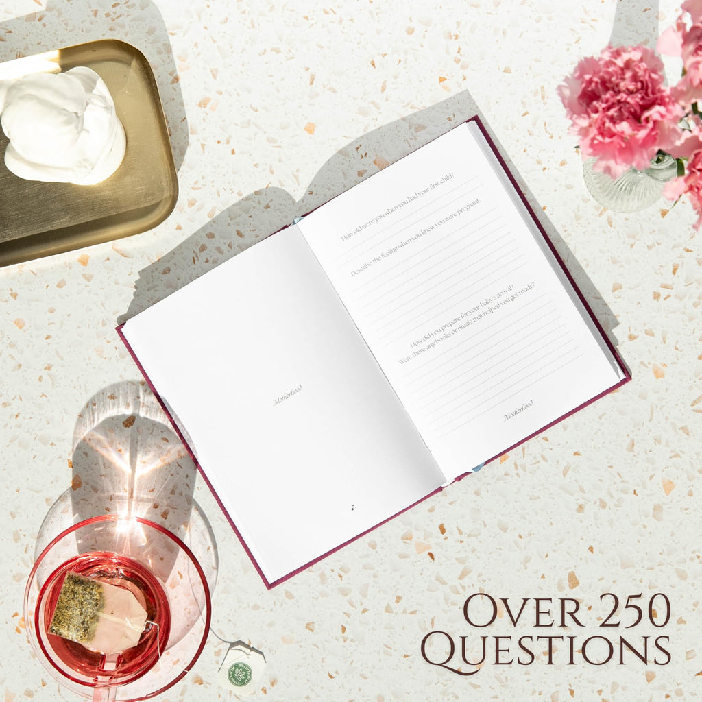 Mom's Story Journal (Hardcover with Case) - A Family Keepsake with + 250 Prompts and Questions to Share Her Life Story and Memories, Sentimental Mother's Day, Birthday Gift Idea