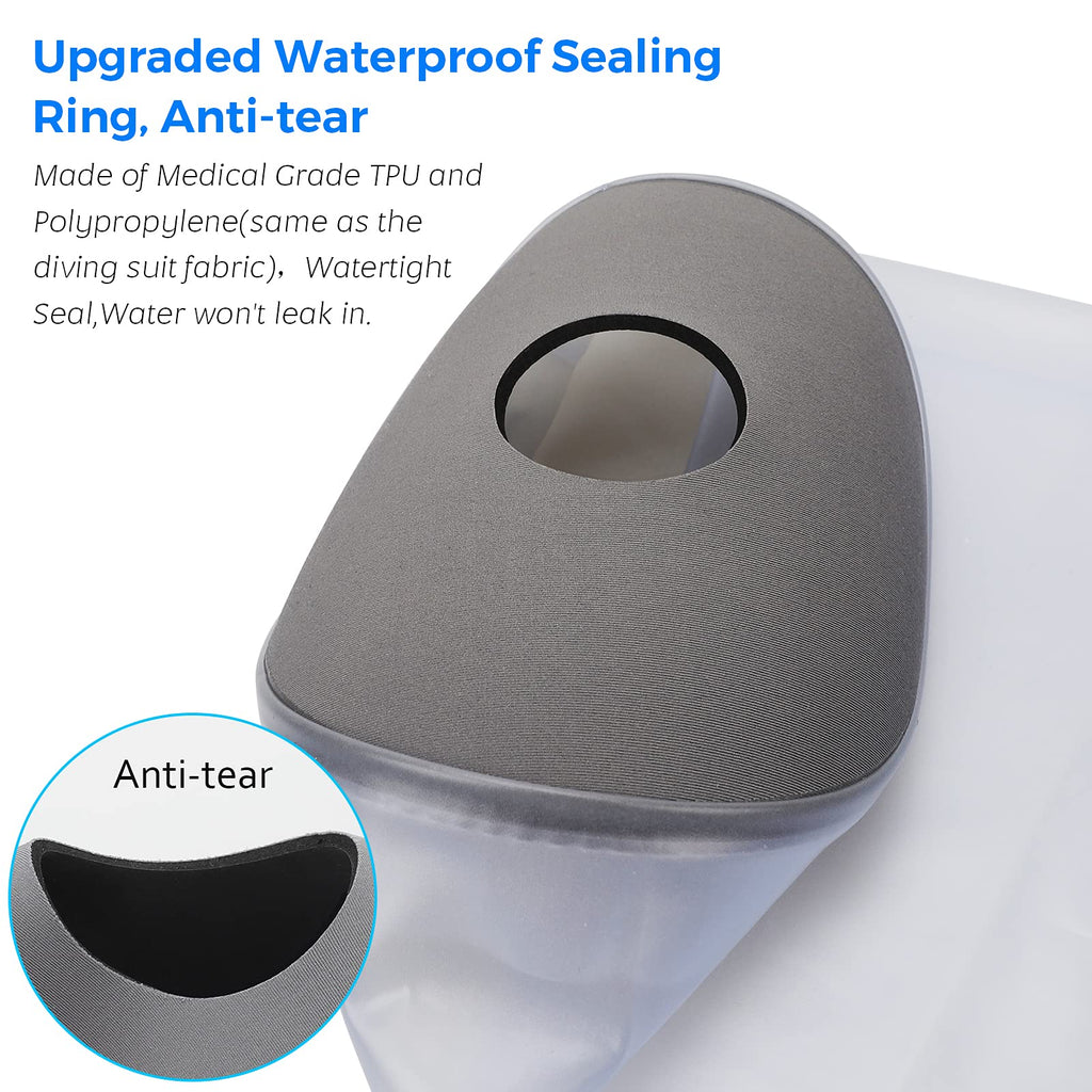 PICC Line Shower Cover, PICC Line Covers for Upper Arm, Reusable IV&PICC Line Sleeve, Waterproof Cast Covers for Shower Arm Sleeve Protector for Chemotherapy Broken Elbow Bandage Dressing Wound