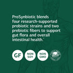 Standard Process ProSynbiotic - Whole Food Bowel, Immune Support, Digestion and Digestive Health with Bifidobacterium, Chicory Root, Lactobacillus Acidophilus, and Inulin - Vegetarian - 90 Capsules