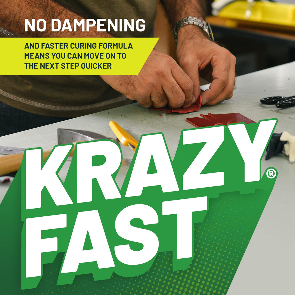 Krazy Fix Fast Waterproof Glue, Fast Curing Polyurethane Singles (3 x 4g)