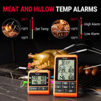 TempPro TempSync 1000FT Wireless Meat Thermometer for Grilling and Smoking