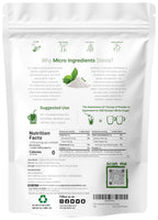 Micro Ingredients Pure Organic Stevia Powder, 8 Ounces, 1418 Serving, Highest Grade Stevia Green Leaf Extract Reb-A, Reduced Bitter Aftertaste, 0 Calorie, Natural Sweetener, Sugar Alternative, Keto Friendly