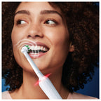 GROKIE Oral-B Pro 3-3000 - Cross Action White Electric Toothbrush, 1 Handle with Visible Pressure Sensor, 1 Toothbrush Head, Designed by Braun