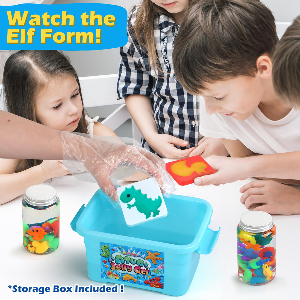 wookidel Magic Gel Water Elf Toy Kit, Aqua Fairy Water Gel Kit for Kids