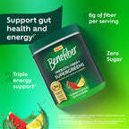 Benefiber Prebiotic Fiber + Supergreens Dietary Supplement Powder, Watermelon Lemonade Flavor, 8.8 oz (250g)