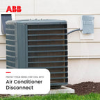 ABB TF30RCP • Weatherproof Fused AC Disconnect Switch • AC Disconnect 30A 240V • 1 Phase N3R • Horsepower Rated • 10kAIC