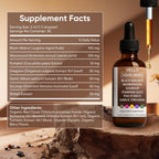 Vello Black Walnut Wormwood Gut Cleanse, Wormwood Black Walnut Clove Drops with Garlic Oregano, Soursop, Pau D'arco, Pumpkin Seed Extracts, Support Gut & Digestion Balance, Improve Energy (2)