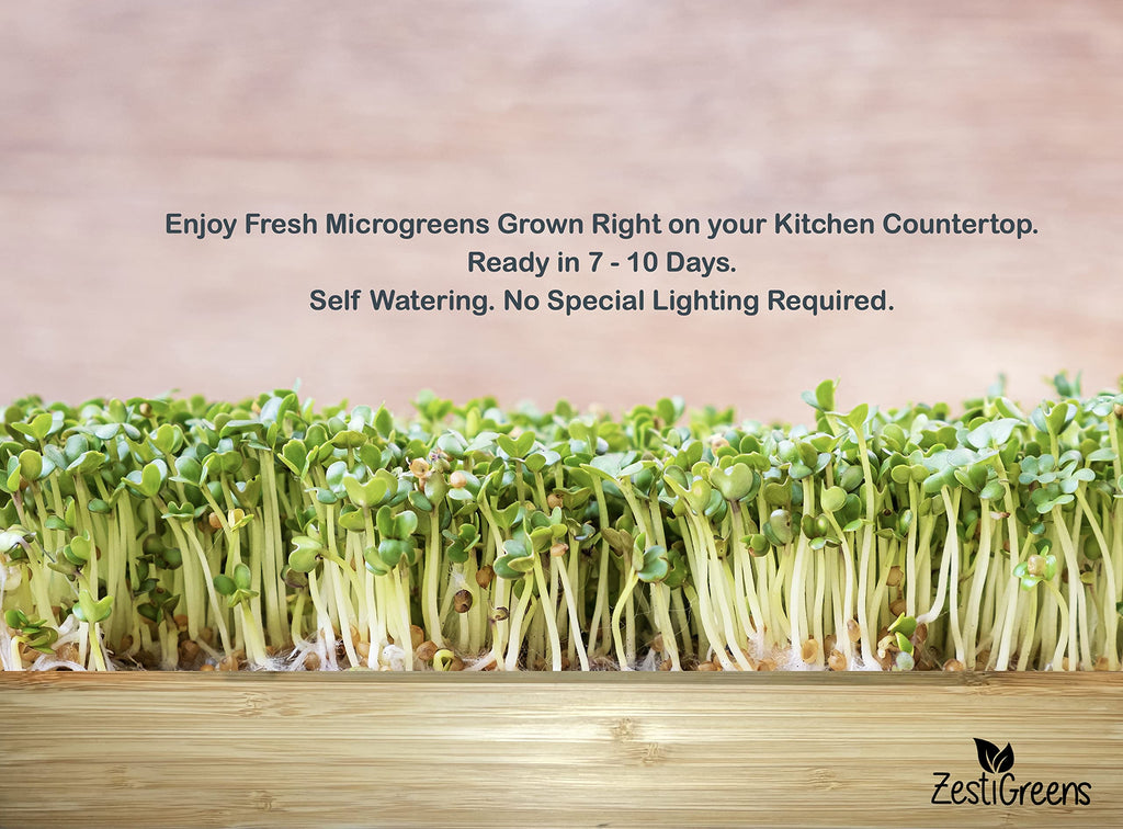 Microgreens Kit Refills - 9 Mats and 9 Different USA Seed Packs