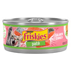 Purina Friskies Wet Cat Food Pate, Salmon Dinner, (24) 5.5 oz Cans