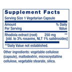 Life Extension Rhodiola Extract, Rhodiola rosea Supplement, standardized Extract, Promotes Physical and Mental Performance, Gluten-Free, Non-GMO, Vegetarian, 250 mg, 60 Capsules, (Pack of 2)