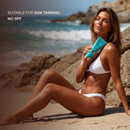 Onyx Strongest Dark Tanning Accelerator Lotion - Effective Tan Enhancer for Indoor & Outdoor Sun - Accelerates Melanin Production - No Stains & Streaks | Super Moisturizing | Tropical Scent | No-SPF