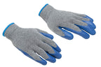 G & F Products - 3100-10 120 Pairs Large Rubber Latex Double Coated Work Gloves for Construction, gardening gloves, heavy duty Cotton Blend Blue