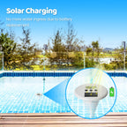 WiFi Pool Alarm, Zuomeng Solar Wave Pool Alarm with Optimal Sensitivity, Remote Control by App, Dual Alarming via Device & App, Offering Extra Protection for Your Child and Pet