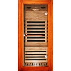 OUTEXER Far Infrared Sauna Home Sauna Spa Room Low-EMF 1020W Indoor Wood Saunas for Home with 7 Color Light 31.5"x31.5"x63"