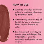 Lawless Forget the Filler Lip Plumping Line Smoothing Tinted Balm - Sweetie - Premium Tinted Lip Balm with Natural Ingredients to Plump and Smooth Lips for a Firmer, Fuller Look - 0.09 oz