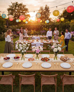 PULOTE 100PCS White Plastic Plates Disposable - Heavyweight 50 White Dinner & 50 Dessert/Salad Plates for Wedding, Party