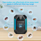 2026 New Upgraded Model Ultrasonic Pest & Insect Repeller, Ultrasonic Repellent for Roach, Rodent, Mouse, Bugs, Mosquito, Mice, Spider, Ant,Electronic Plug in Pest Control,2 Mode Switching,6 Packs