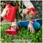 2 Pack Berry Pickers and Rakes with Metallic Comb and Ergonomic Handle