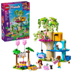 LEGO Friends Cat Birthday Party & Tree House Building Toy - Pretend Play Building Blocks W/Cat Toys & 2 Minidolls - Creative Storytelling Kids Toy for Girls and Boys, 9+ - Birthday Gift Idea- 42666