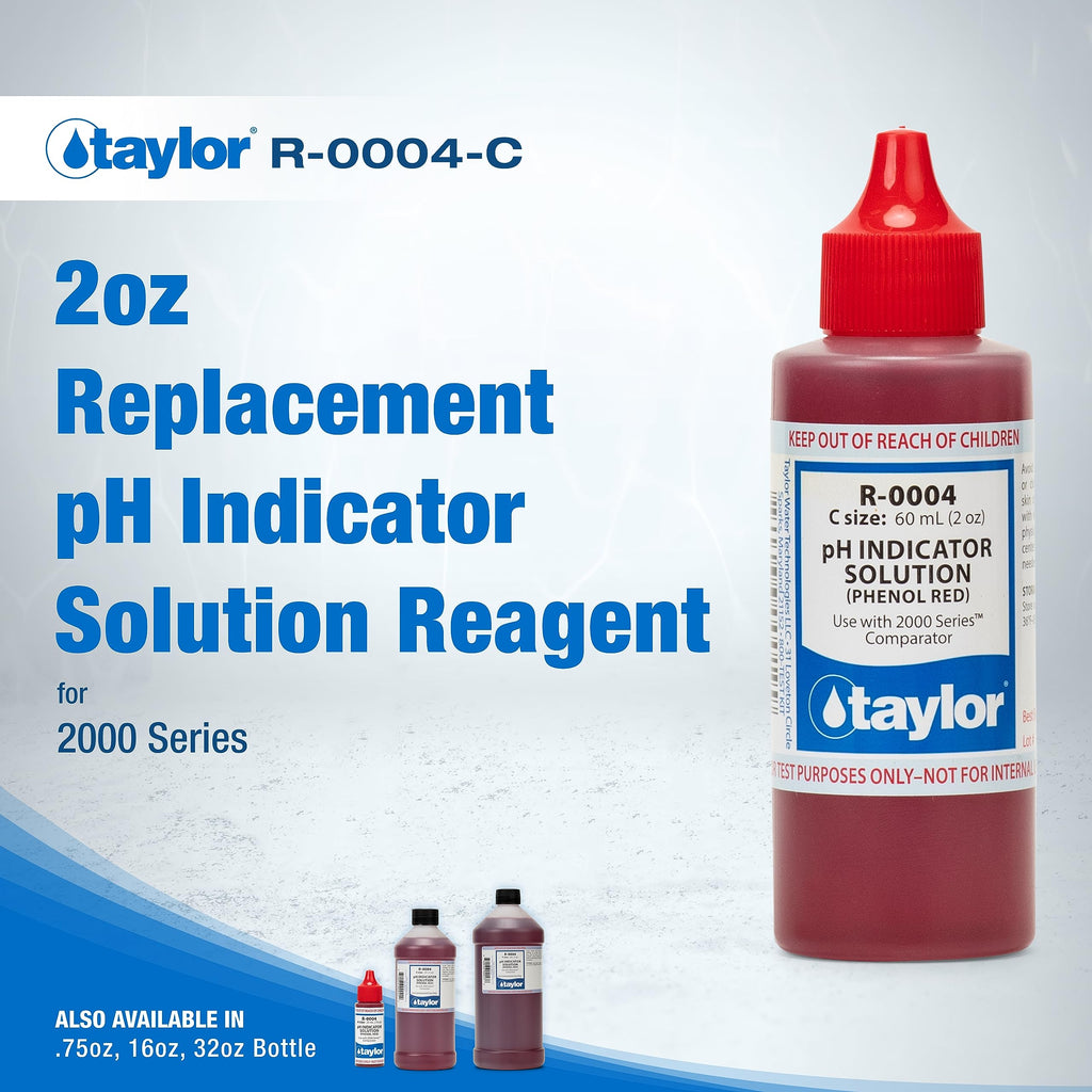 Taylor Technologies R-0004 pH Indicator Reagent, 2 Ounce