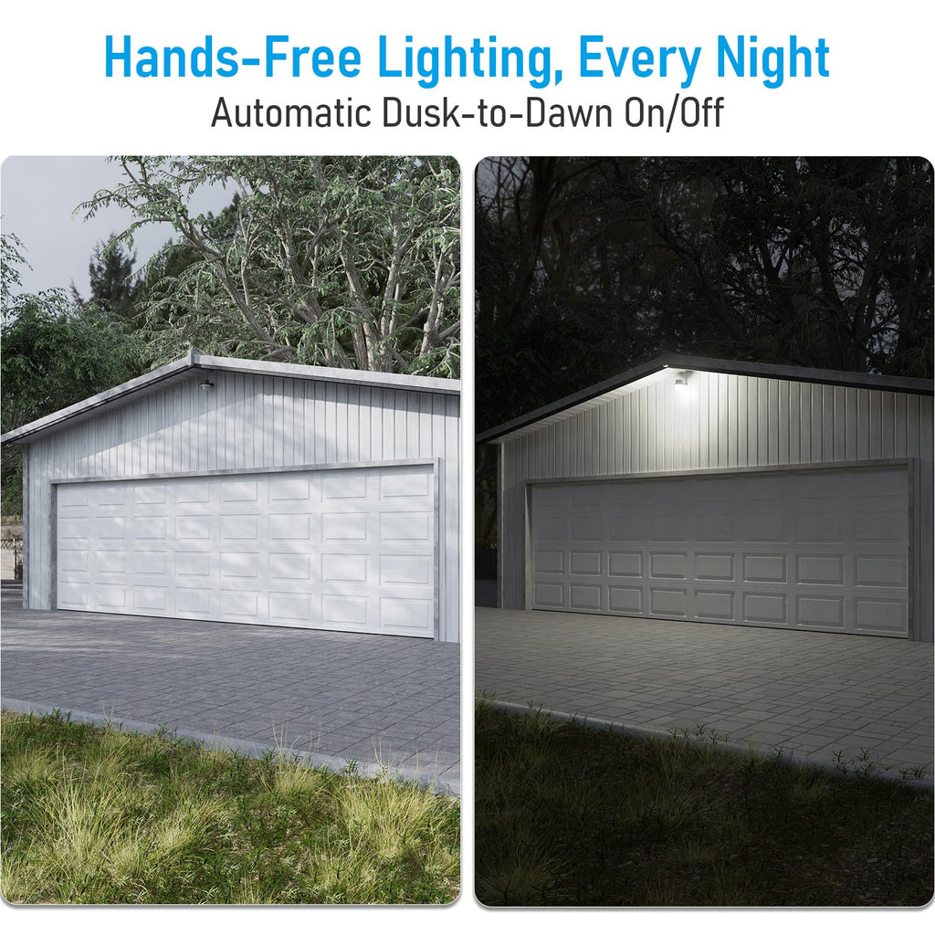 TORCHSTAR LED Barn Light Dusk to Dawn Area Lights Aluminum 5000K Bronze