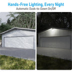 TORCHSTAR LED Barn Light Dusk to Dawn Area Lights Aluminum 5000K Bronze