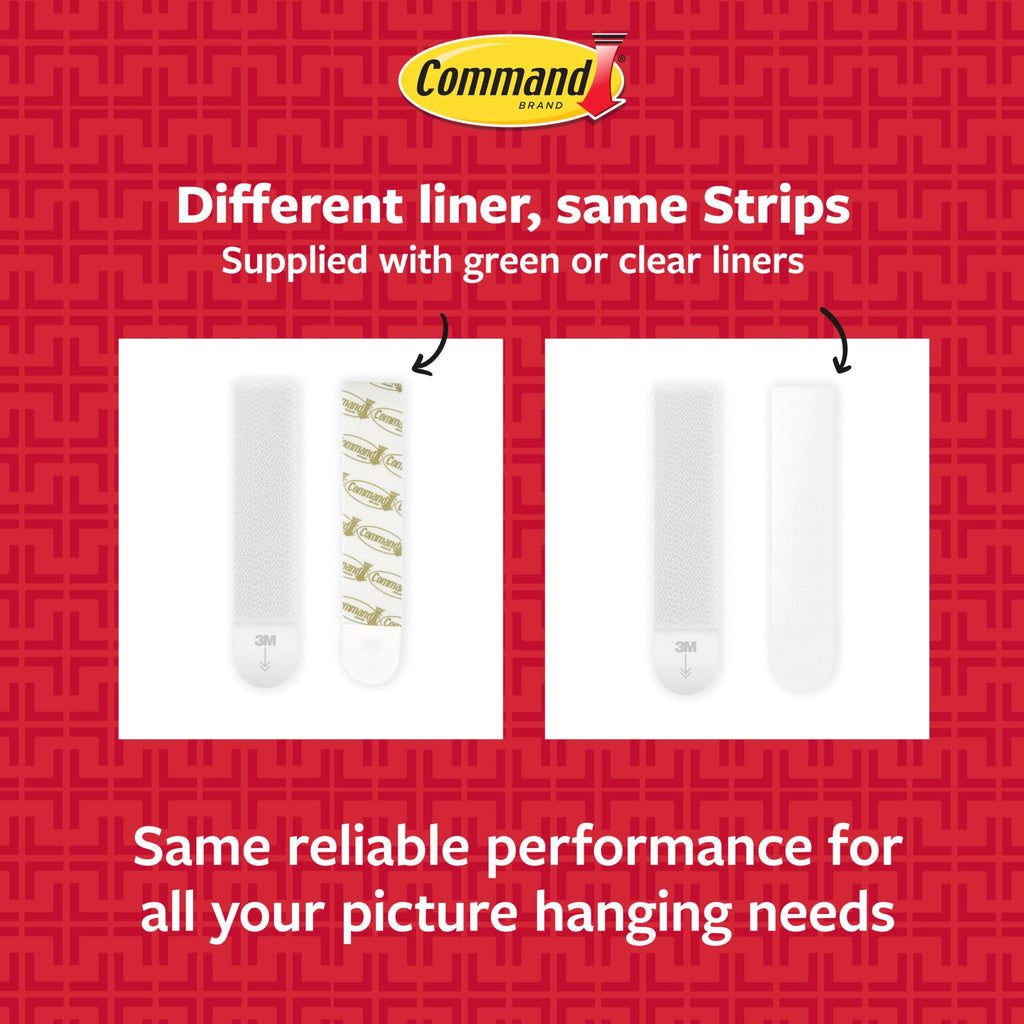 Command Narrow (10 lb) Picture Hanging Strips, 12 Pairs (24 Strips)