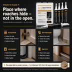 German Roach Killer Indoor Infestation for Home | 97~99% Lab-Tested Mortality in 14 Days - 0.05% Fipronil | 90-Day Whole-Home Protocol, 4 Syringes