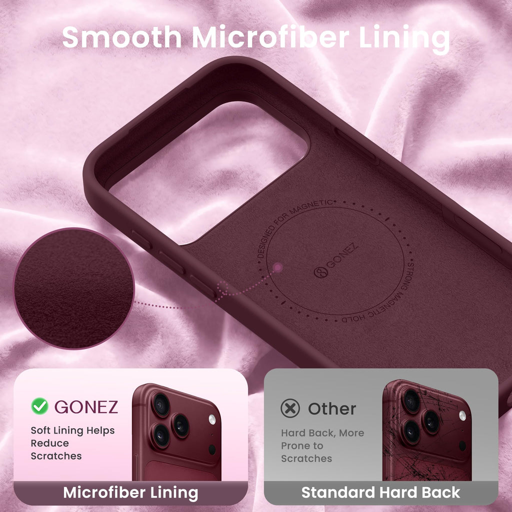 GONEZ for iPhone 18 Pro-Max Case/17 Pro-Max Case, Compatible with MagSafe