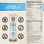 Salud 2-in-1 Hydration Packets + Immunity Electrolytes Powder, Horchata - Agua Fresca Drink Mix, Elderberry, Dairy & Soy Free, Non-GMO, Gluten Free, Vegan, Low Calorie, 1g Sugar (15 Servings)