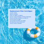 AQUIVEX CCRP150 Pool Filter Cartridge, Compatible with Pentair Clean & Clear 150, 160317, Pentair Clean and Clear RP 150, 160355, R173216, Pleatco PAP150, Filbur FC-0687, Unicel C-9415, 2 Pack