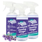 Originally Yellow Lavender distilled white vinegar for cleaning purpose Spray | Cleaning Vinegar For home | Living Room, Bathroom, & Kitchen | Plant-Derived All Purpose Cleaner Spray | 3 Pack