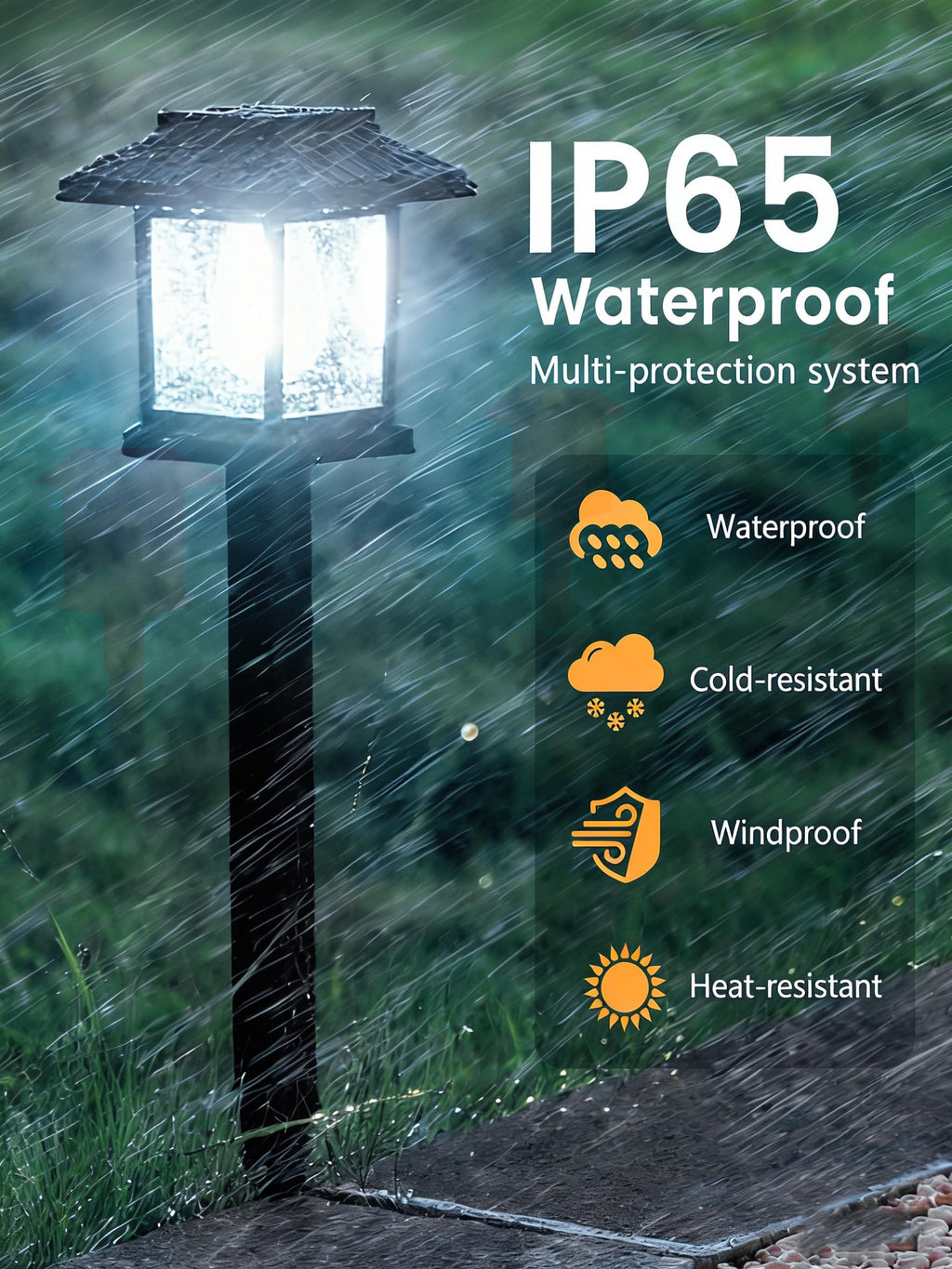 16-Pack Solar Lights Outdoor (Extra-Bright & Smart Auto On/Off), Solar Powered Garden Lights, Waterproof Solar Pathway Lights for Landscape, Path, Yard, Patio, Driveway, Walkway Decor (Cool White)