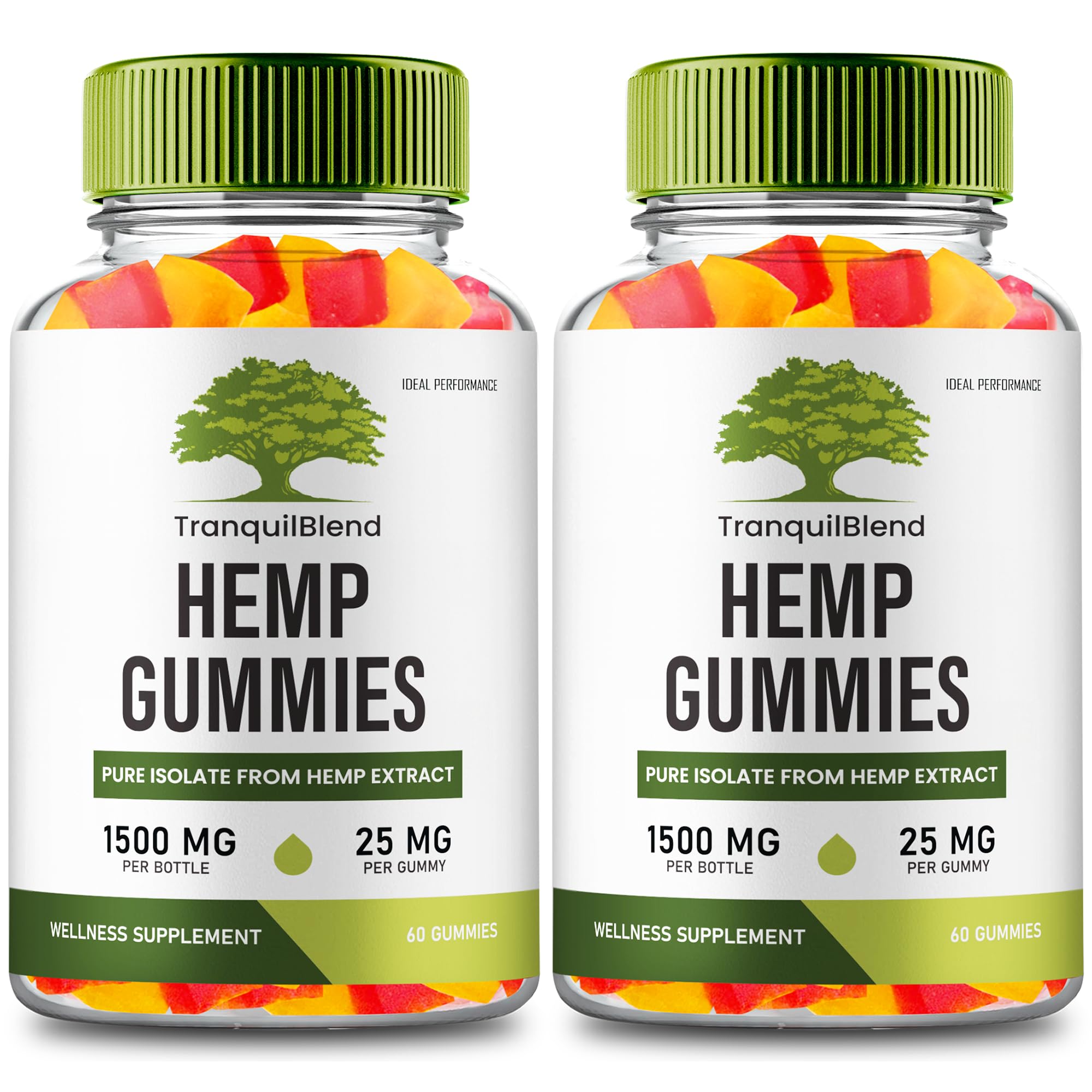 Tranquil Blend Gummies Hemp, Tranquil Blend Hemp Gummies with Hemp Seeds Organic Extract, TranquilBlend Extra Strength Health and Wellness Support, Advanced Formula with Hemp Oil Reviews (2 Pack)