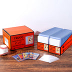 TRUGQ 1000 Card Sleeves Top Loads for Cards,3"X4"Baseball Card Protectors,Toploaders Hard Plastic for Trading Game Sports Football Cards(500 Hard Protectors + 500 Soft Sleeves)