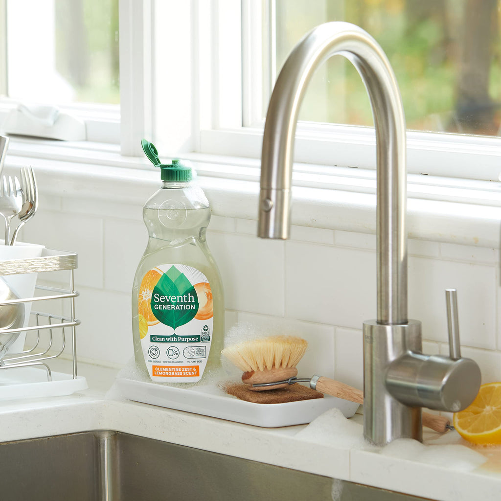Seventh Generation, Dish Liquid, Clementine Zest & Lemongrass, 19 oz