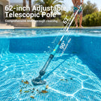 MUTAOMWY Hot Tub Vacuum,Cordless Handheld Pool Vacuum Cleaner - Pool Cleaner for Inground Pools, for Hot Tubs and Spa,15 Gallons/Min Powerful Suction