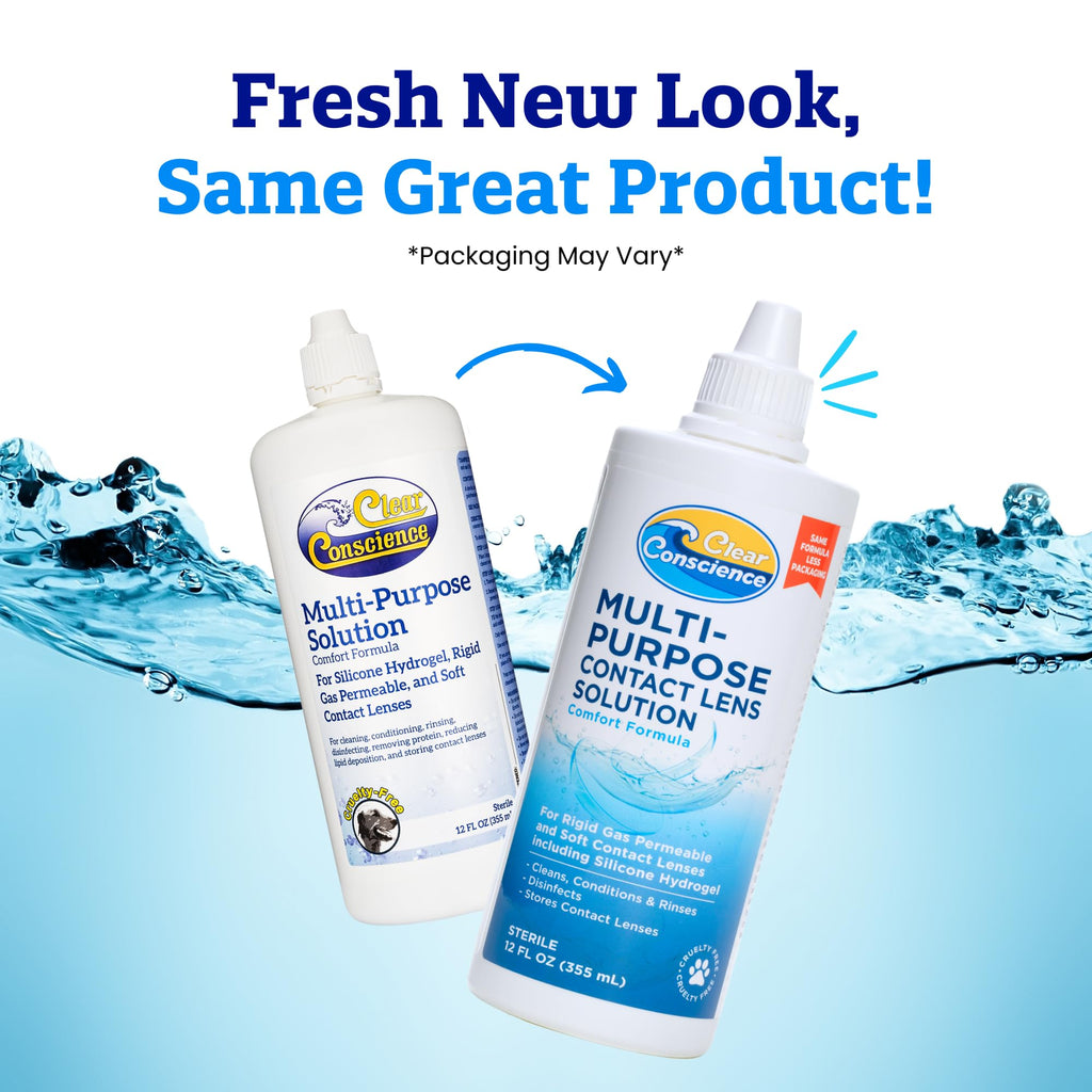 CLEAR CONSCIENCE Contact LEN SOLUTN Multi PURP, 12 OZ