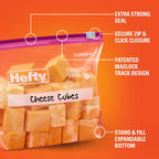 Hefty Slider Storage Bags, Quart Size, 78 Count