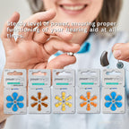 Power One Size 13 Hearing Aid Batteries (120) (p13-120)
