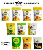 Ginger Turmeric Supplements with Piperine, Vitamin C, Vitamin D3 & Zinc | 200 Servings of Turmeric Ginger Shots for Joint, Heart, Brain, Gut & Skin Health | Ayurved | Powder