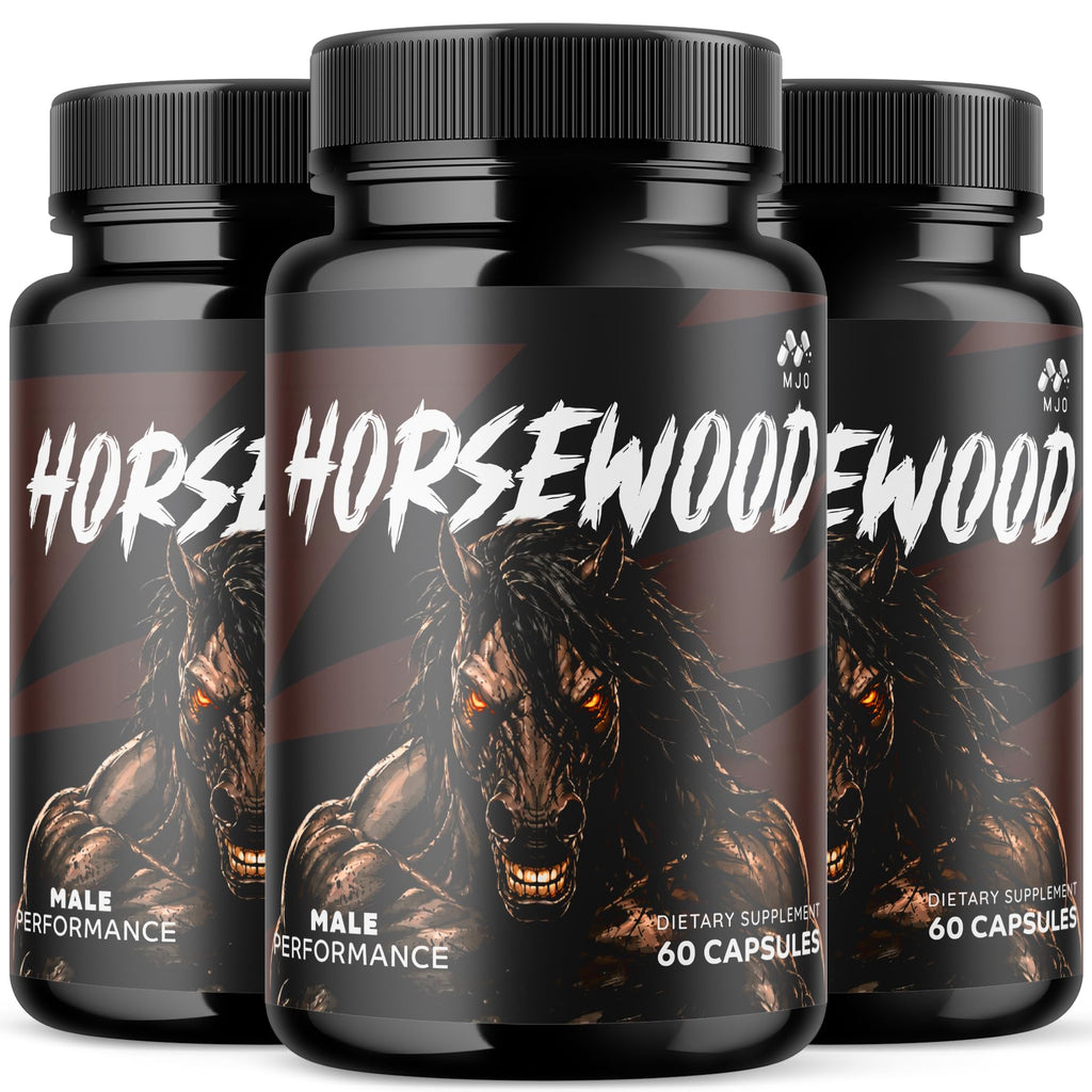 (3 Pack) Horsewood Capsules, Official Horsewood Pills for Men with All Natural Ingredients, Max Strength Supplement with Premium Vitamins Supporting Optimal Wellness and Advanced Health (180 Capsules)