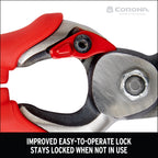 Corona Tools DualCUT Forged Steel Bypass Hand Pruner – 1″ Cutting Capacity Garden Pruning Shears for Branch & Stem Cutting